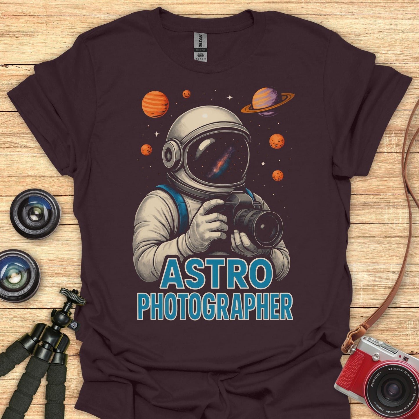Astro Photographer In Space T-Shirt