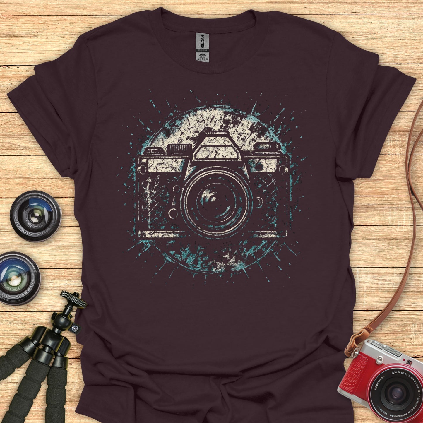 Camera Grunge T-Shirt
