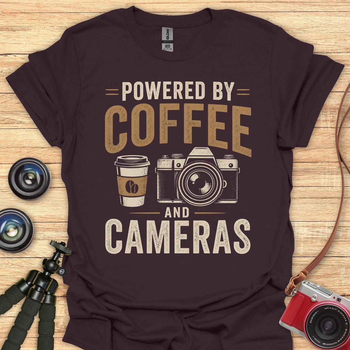 Powered By Coffee & Cameras T-Shirt