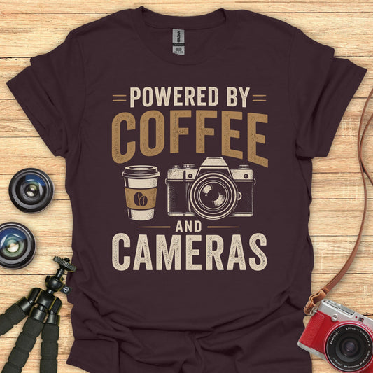 Powered By Coffee & Cameras T-Shirt