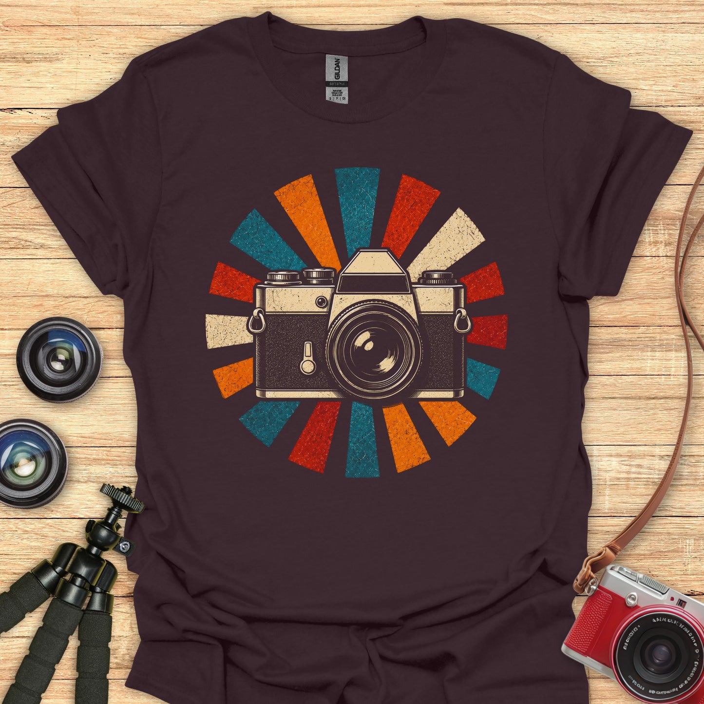 Retro Leisure Lens T-Shirt