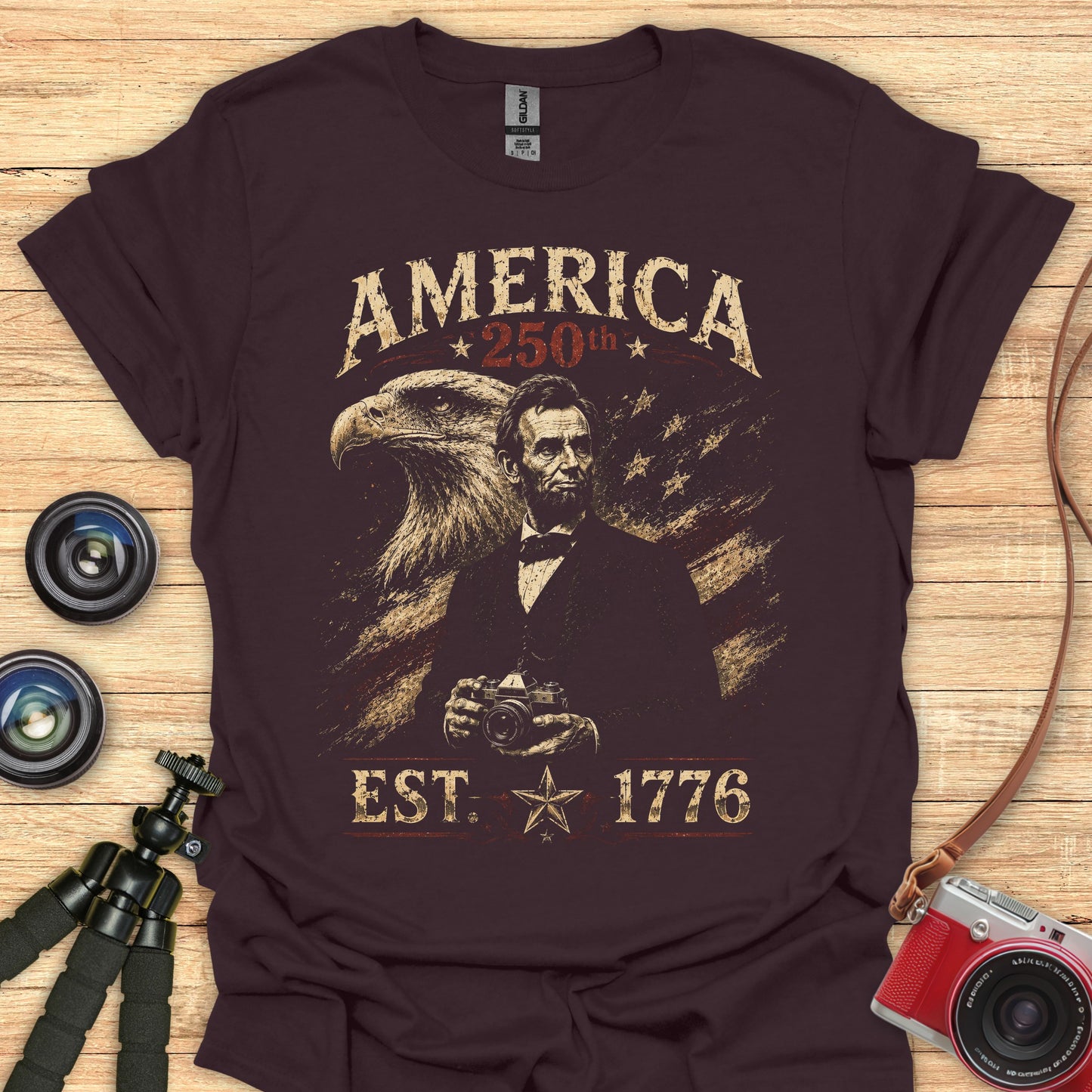 Lincoln Photog EST 1776 T-Shirt
