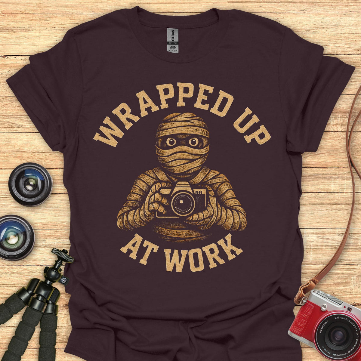 Wrapped Up At Work T-Shirt