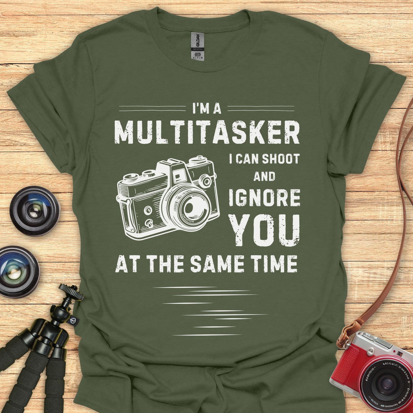 Multitasking Photographer T-Shirt
