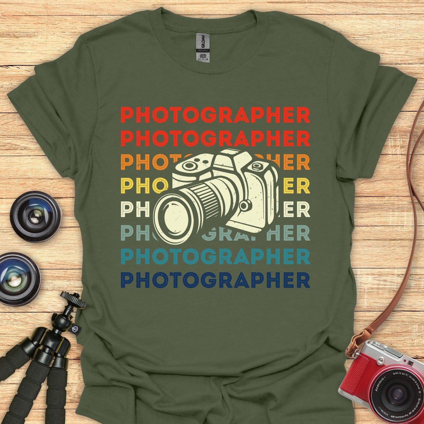 Photographer Multiplied T-Shirt