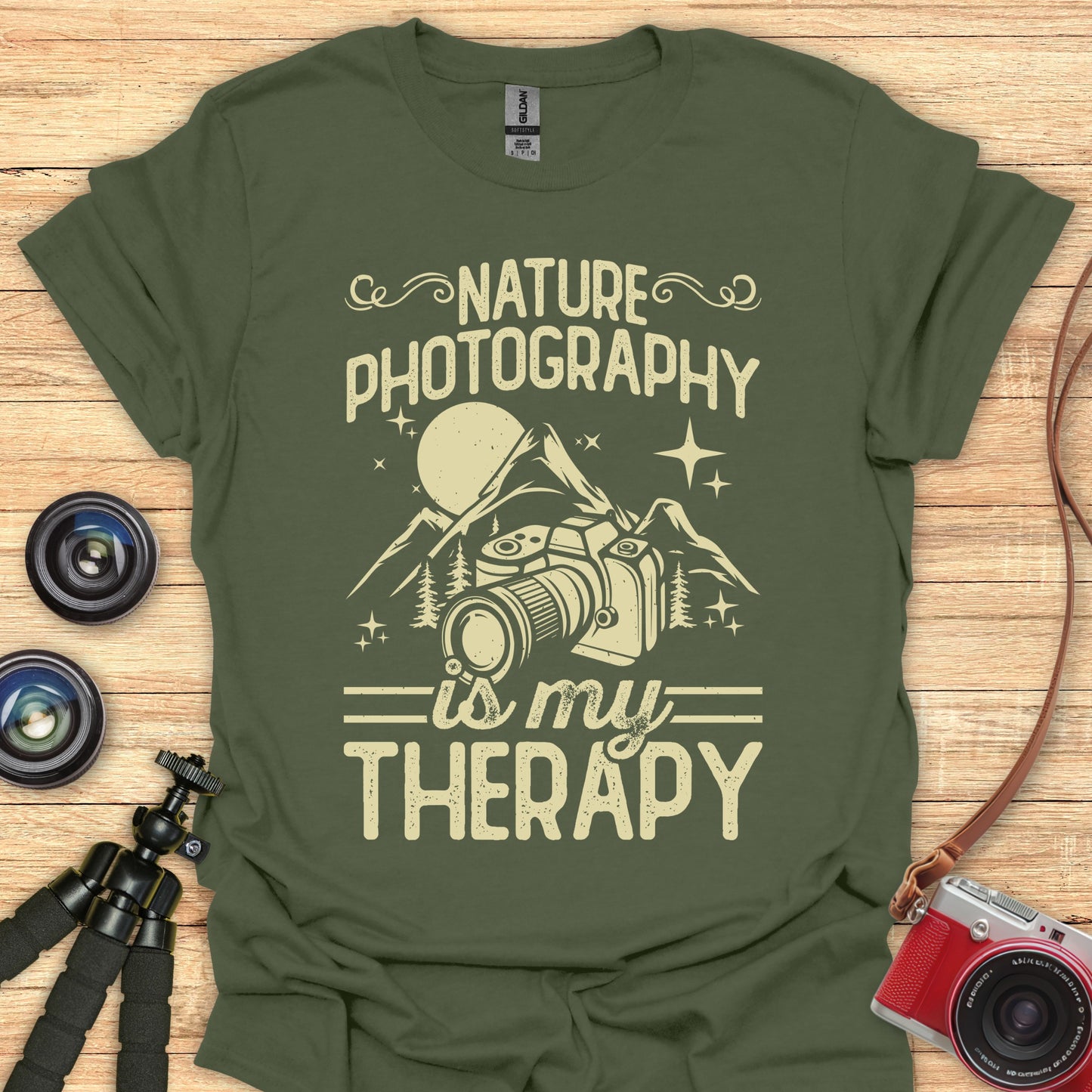 Nature Photography Is My Therapy T-Shirt