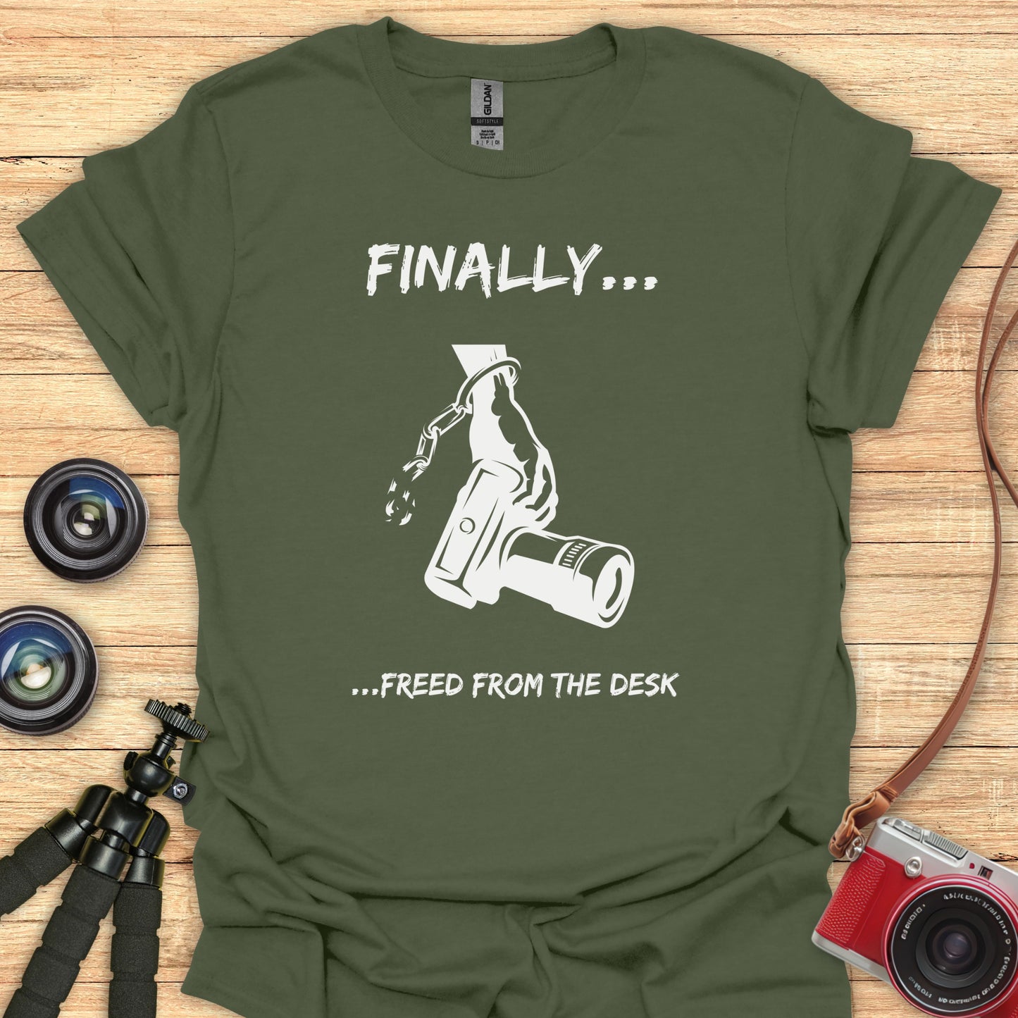Finally Freed from the Desk T-Shirt
