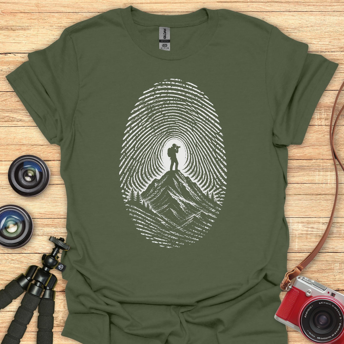 Fingerprint Photog T-Shirt