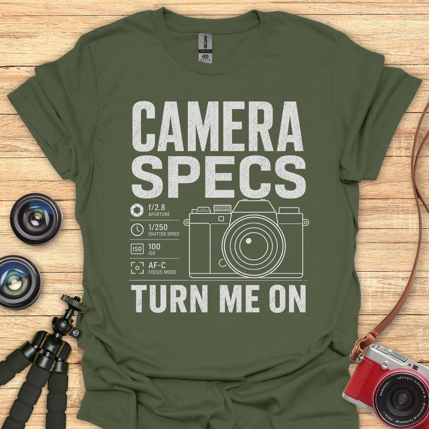 Camera Specs T-Shirt