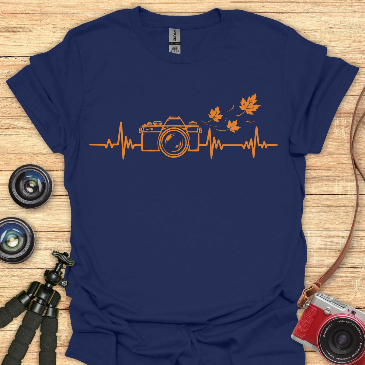Fall Photo Heartbeat T-Shirt