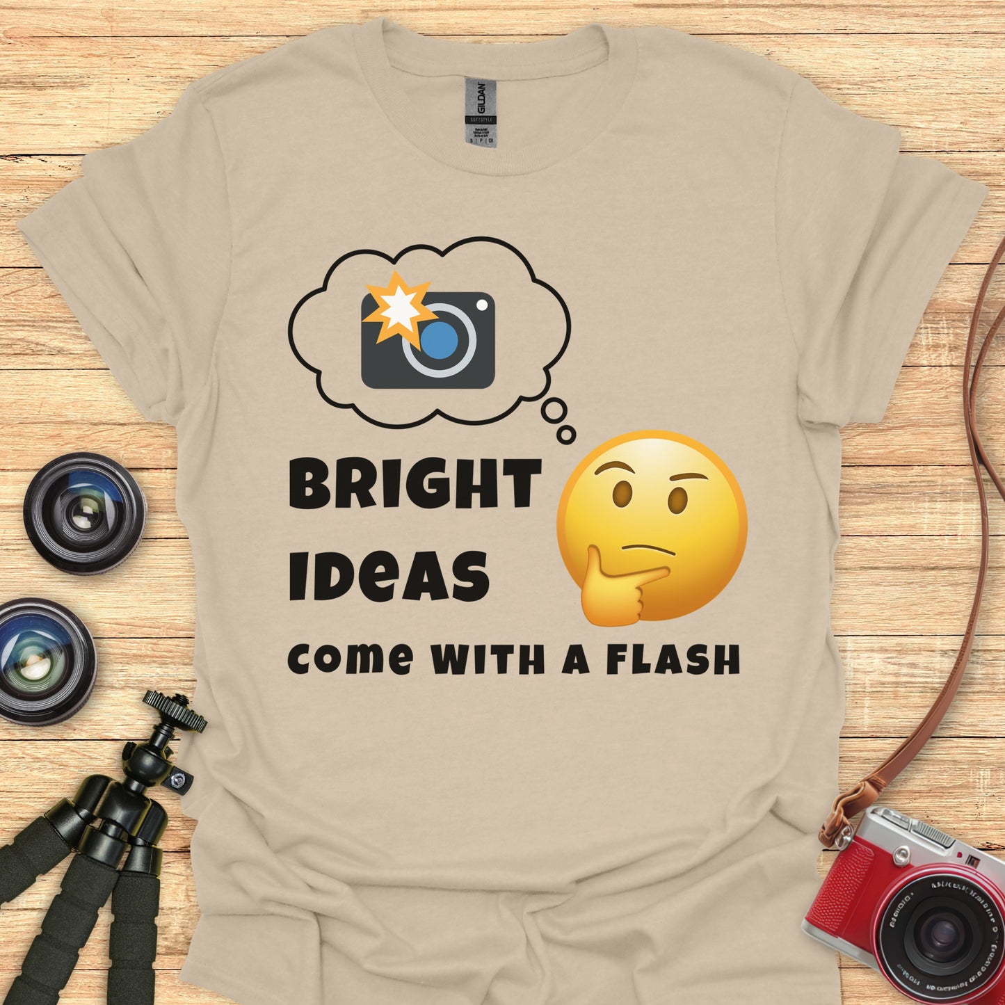 Bright Ideas Come With a Flash T-Shirt