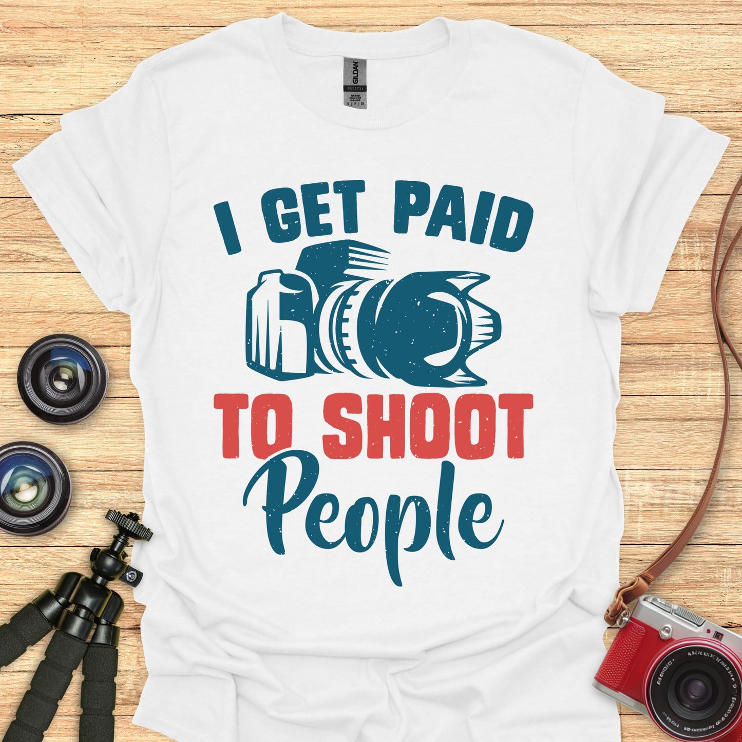 I Get Paid to Shoot People T-Shirt