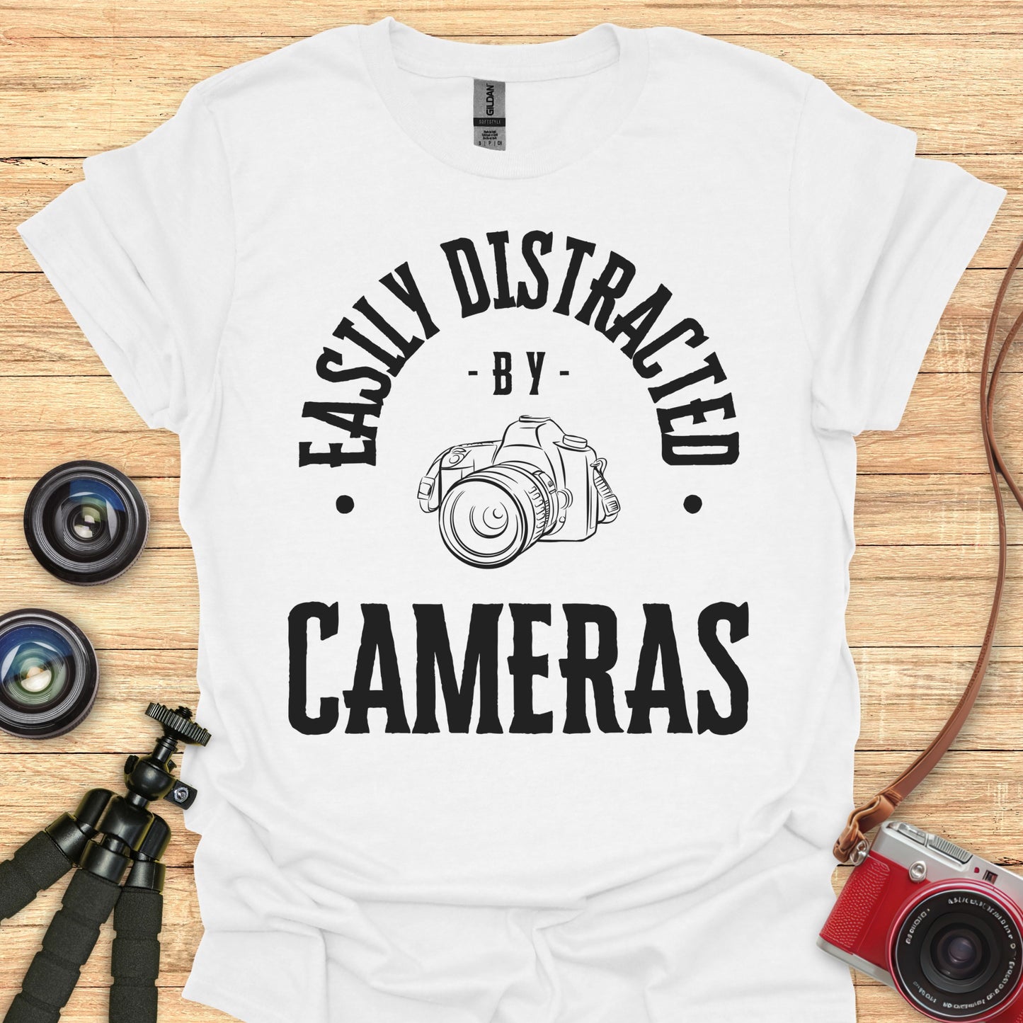 Easily Distracted By Cameras T-Shirt