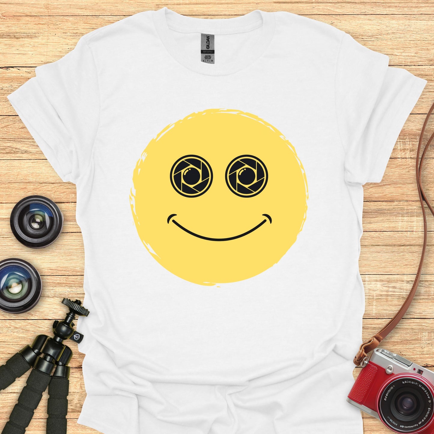 Aperture Eyes Smiley Face T-Shirt