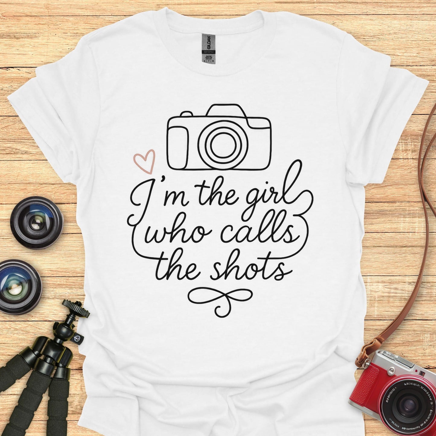 Girl Who Calls The Shots T-Shirt