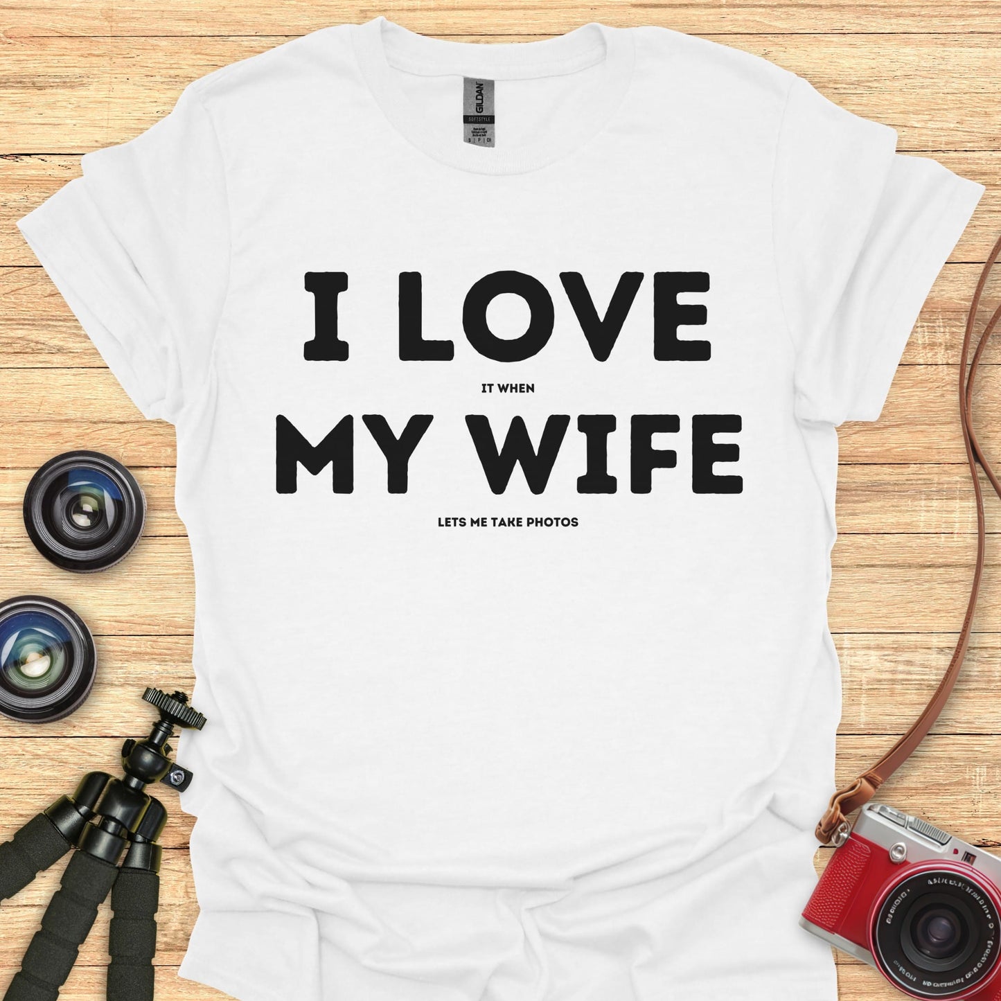 I Love My Wife Photo T-Shirt