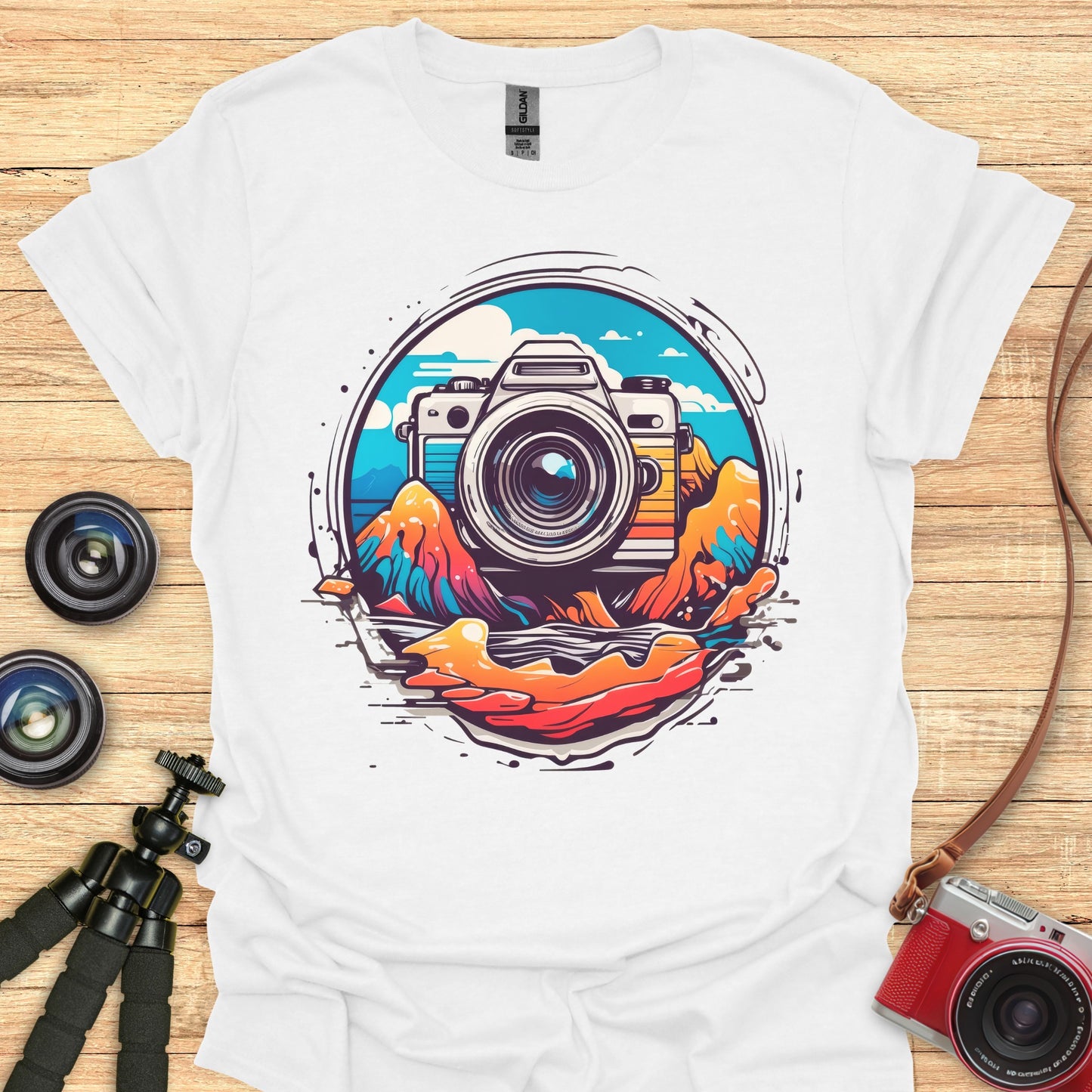 Camera Mountain View T-Shirt