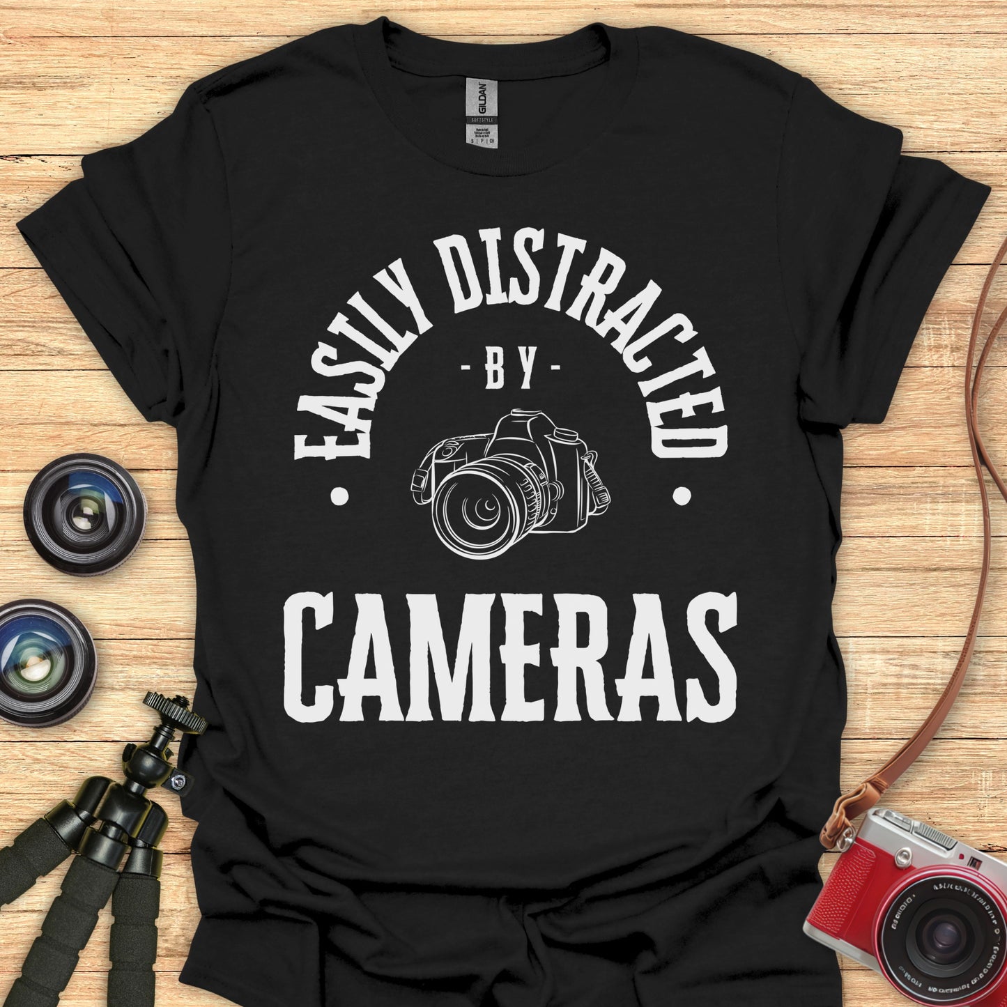 Easily Distracted By Cameras T-Shirt