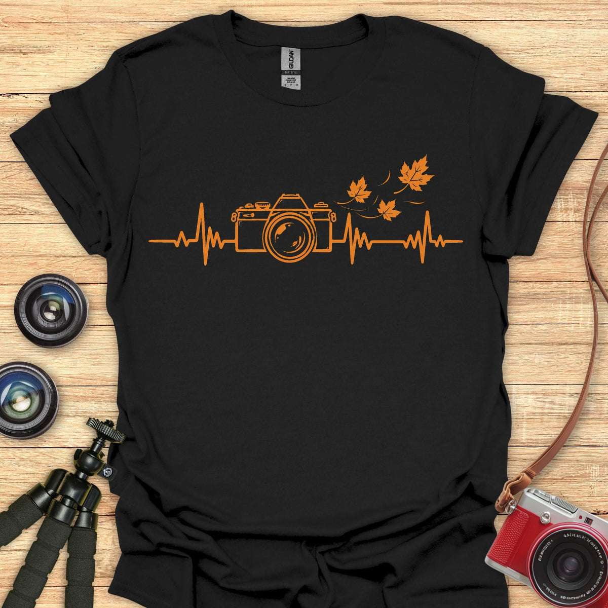 Fall Photo Heartbeat T-Shirt
