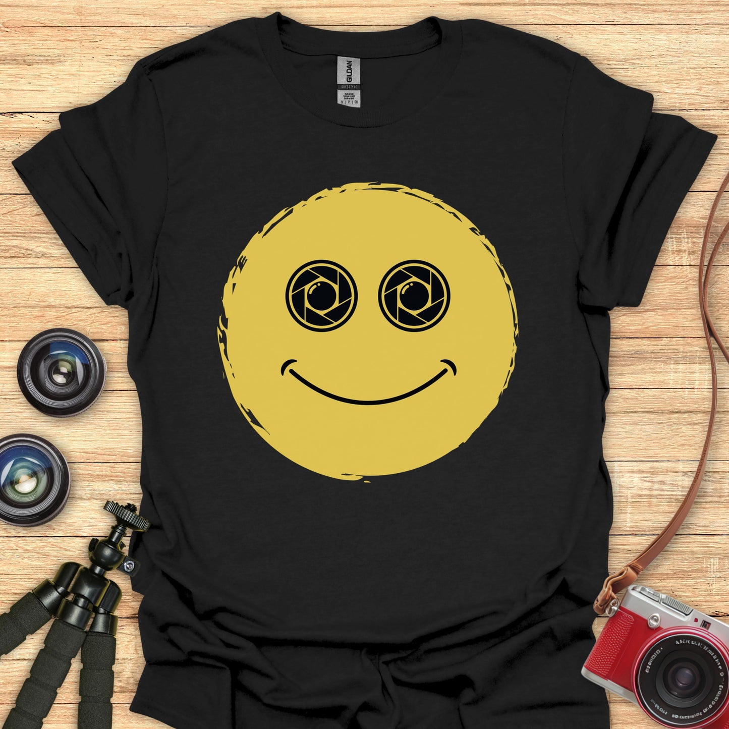 Aperture Eyes Smiley Face T-Shirt