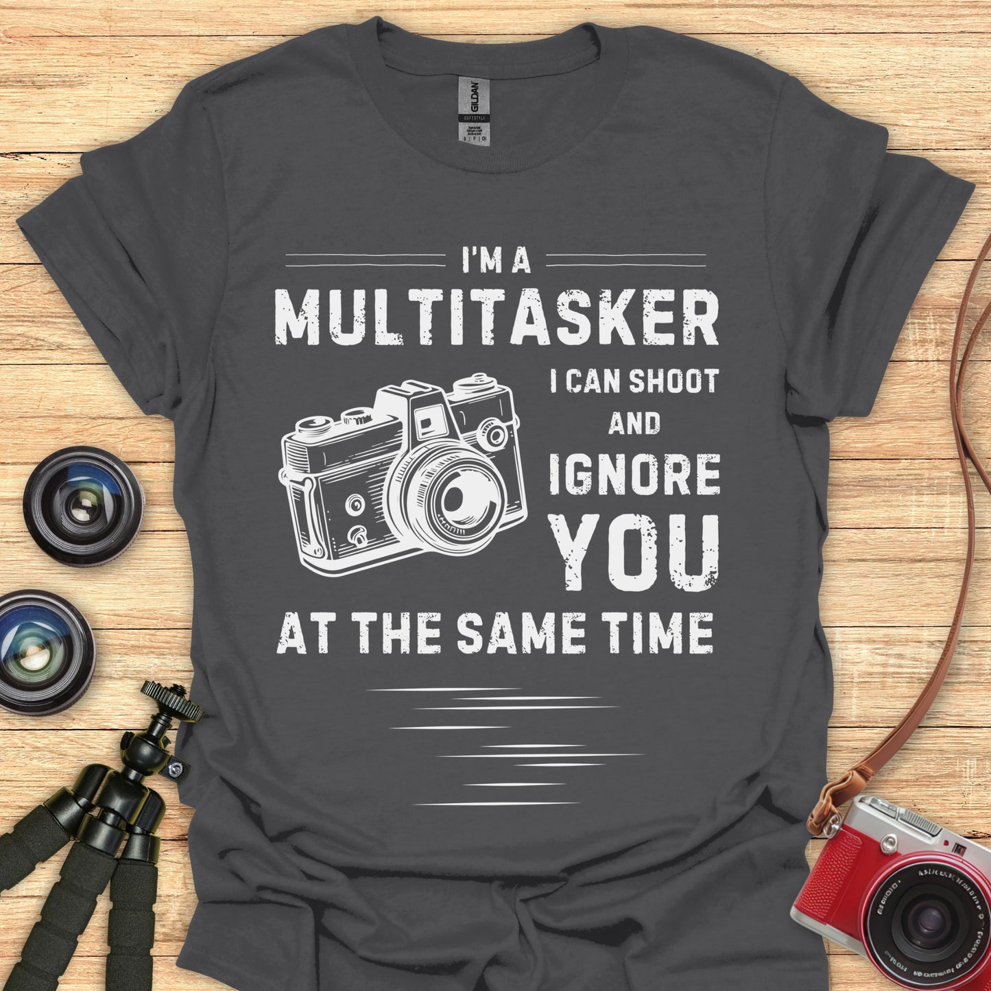 Multitasking Photographer T-Shirt