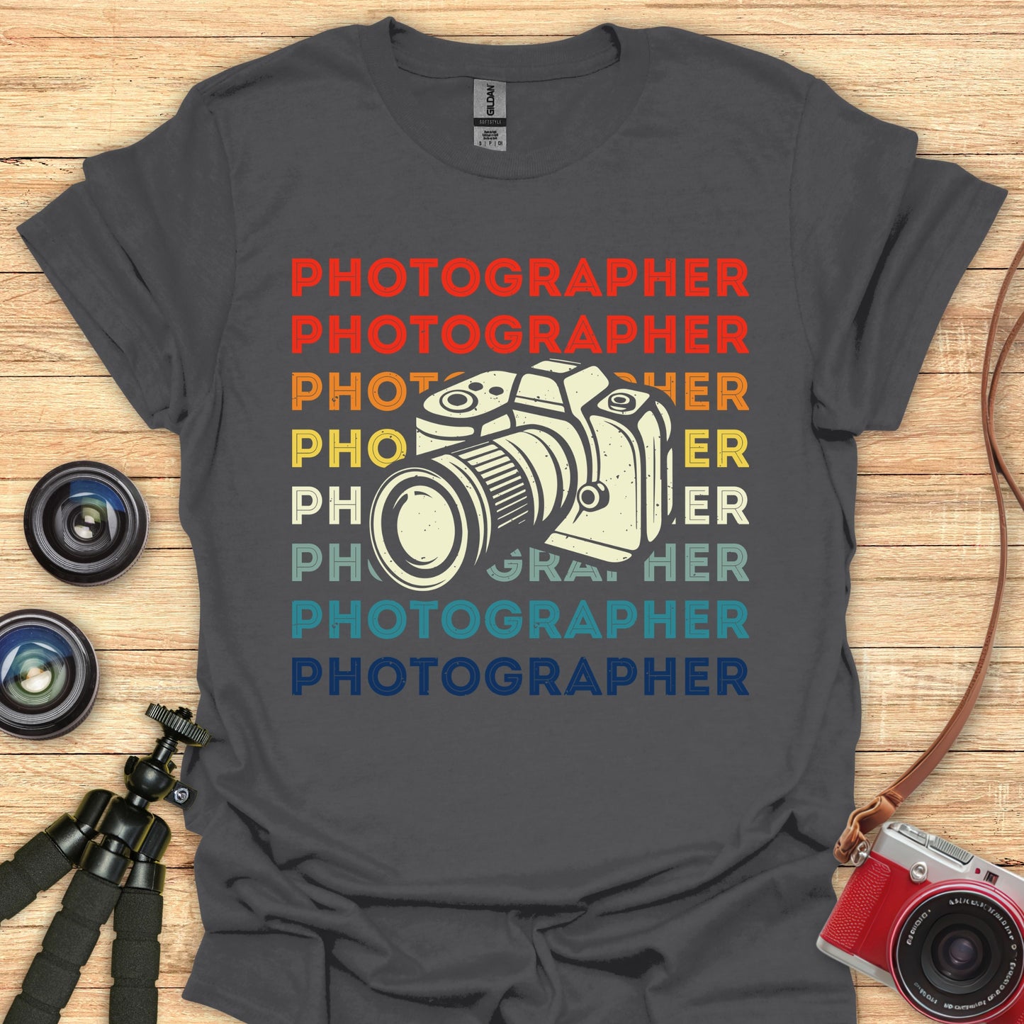 Photographer Multiplied T-Shirt