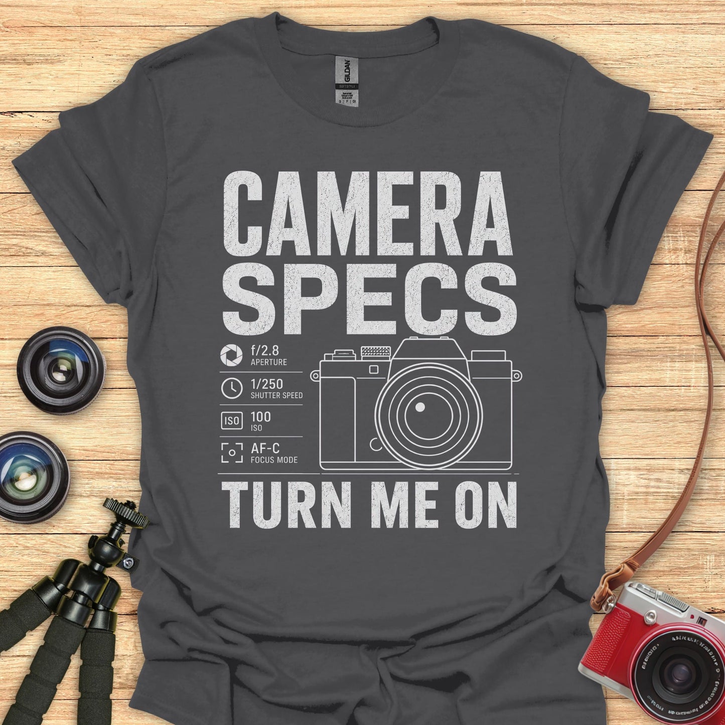 Camera Specs T-Shirt