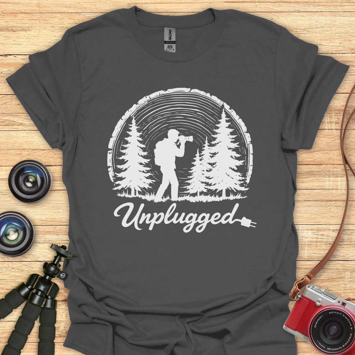 Unplugged Photographer T-Shirt