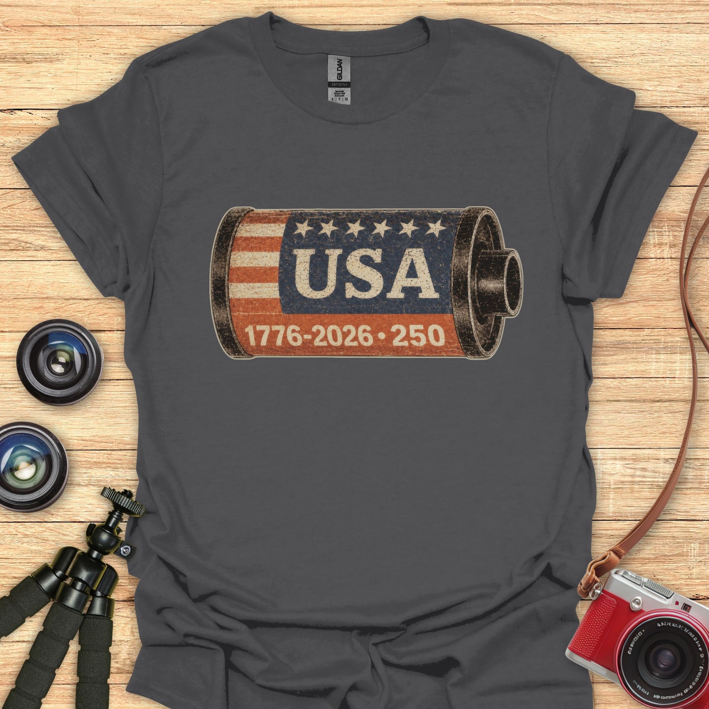 USA Film Roll 250th T-Shirt