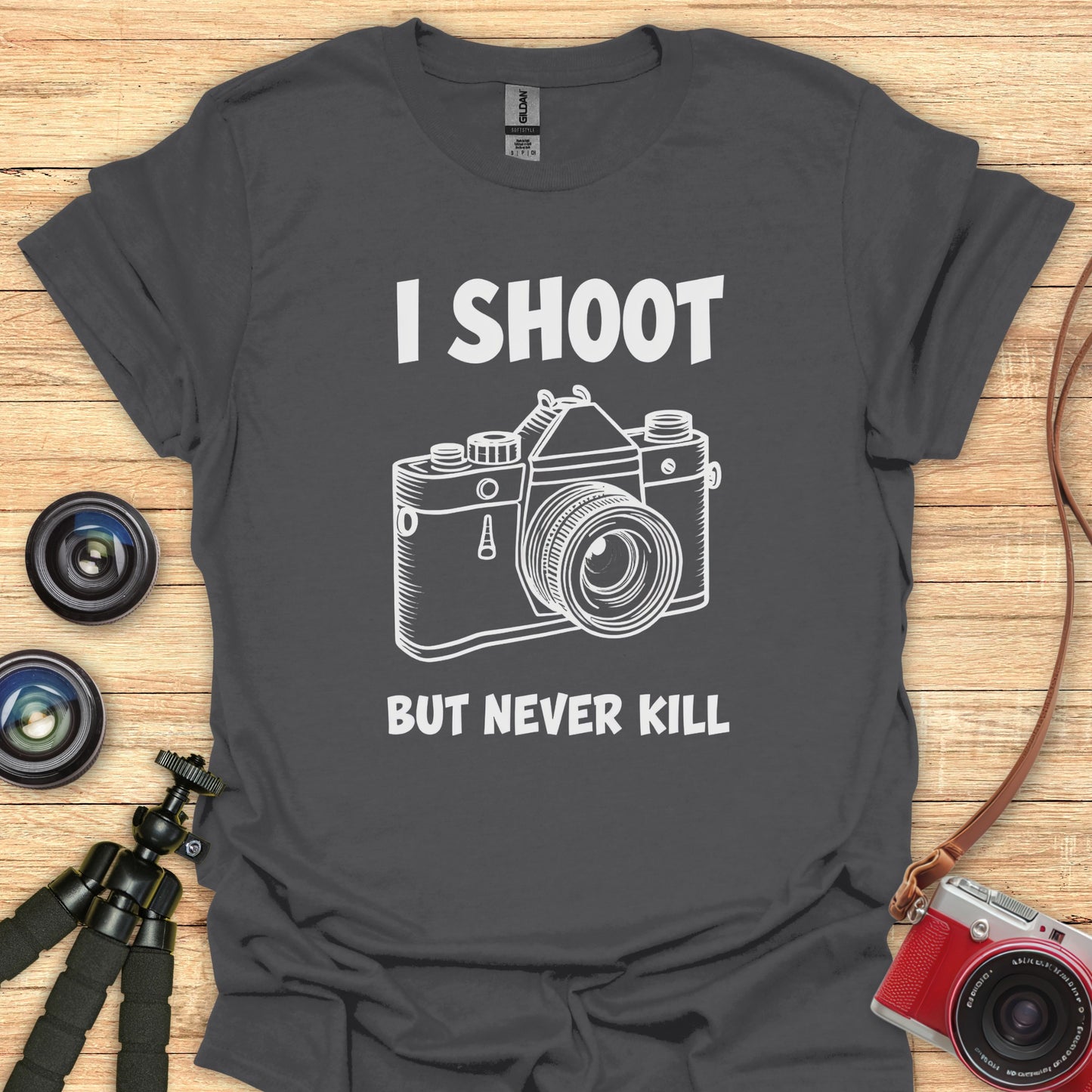 I Shoot But Never Kill T-Shirt