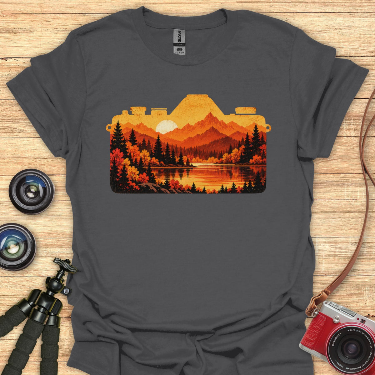 Fall Double Exposed T-Shirt