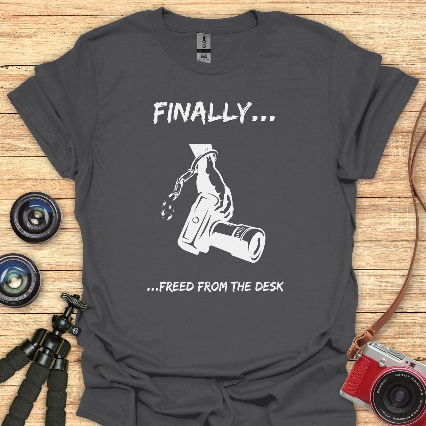 Finally Freed from the Desk T-Shirt
