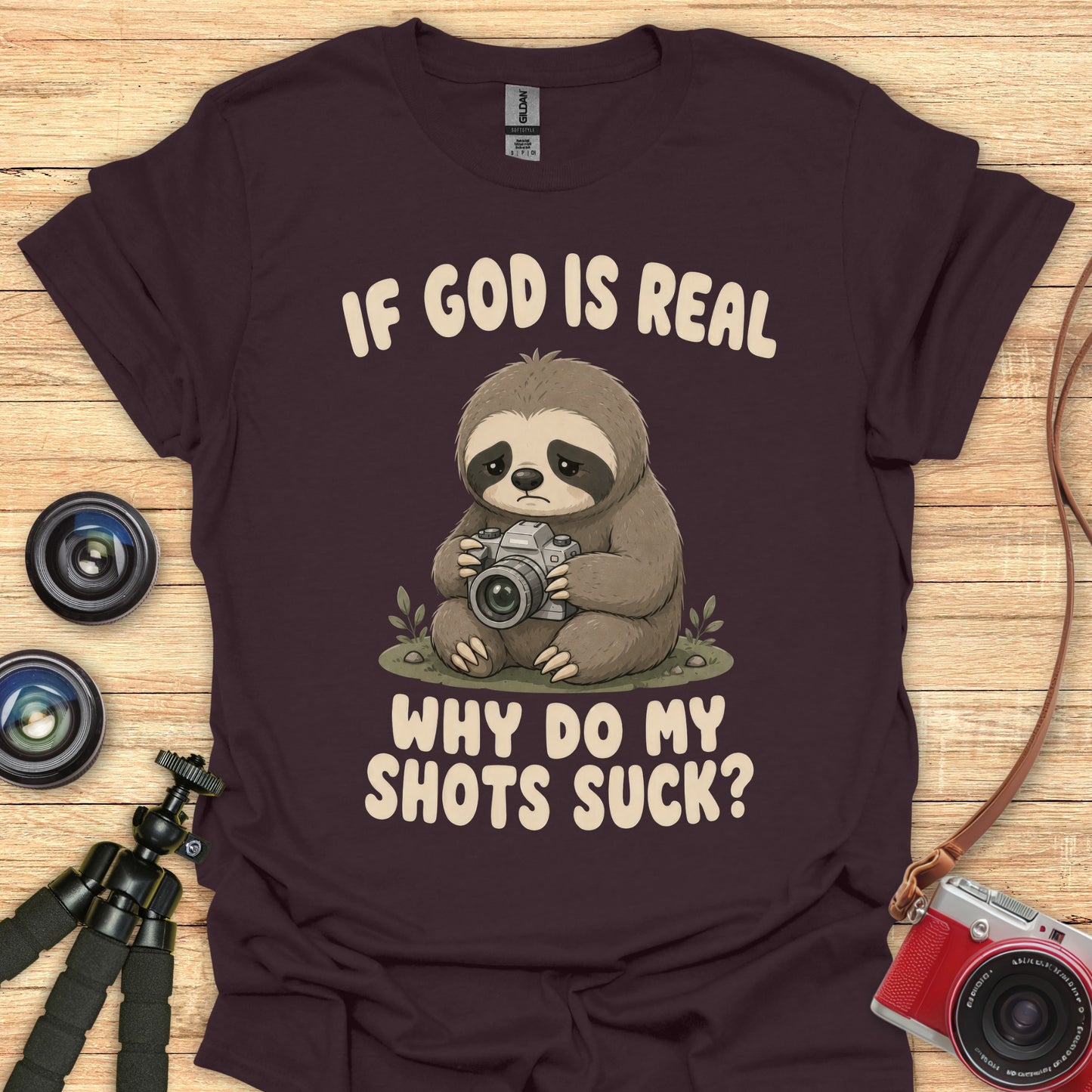If God Is Real Sloth T-Shirt
