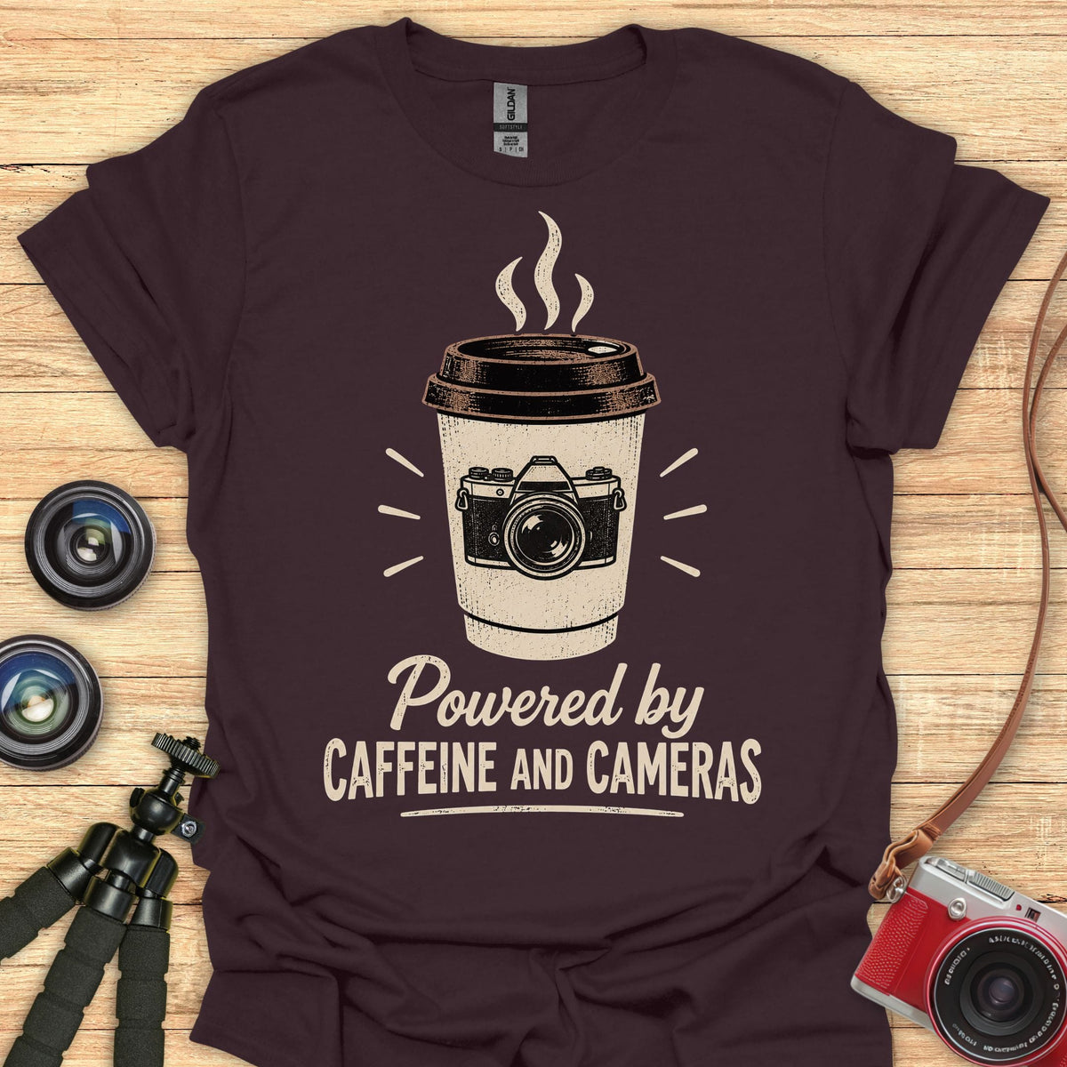 Caffeine Camera Power T-Shirt