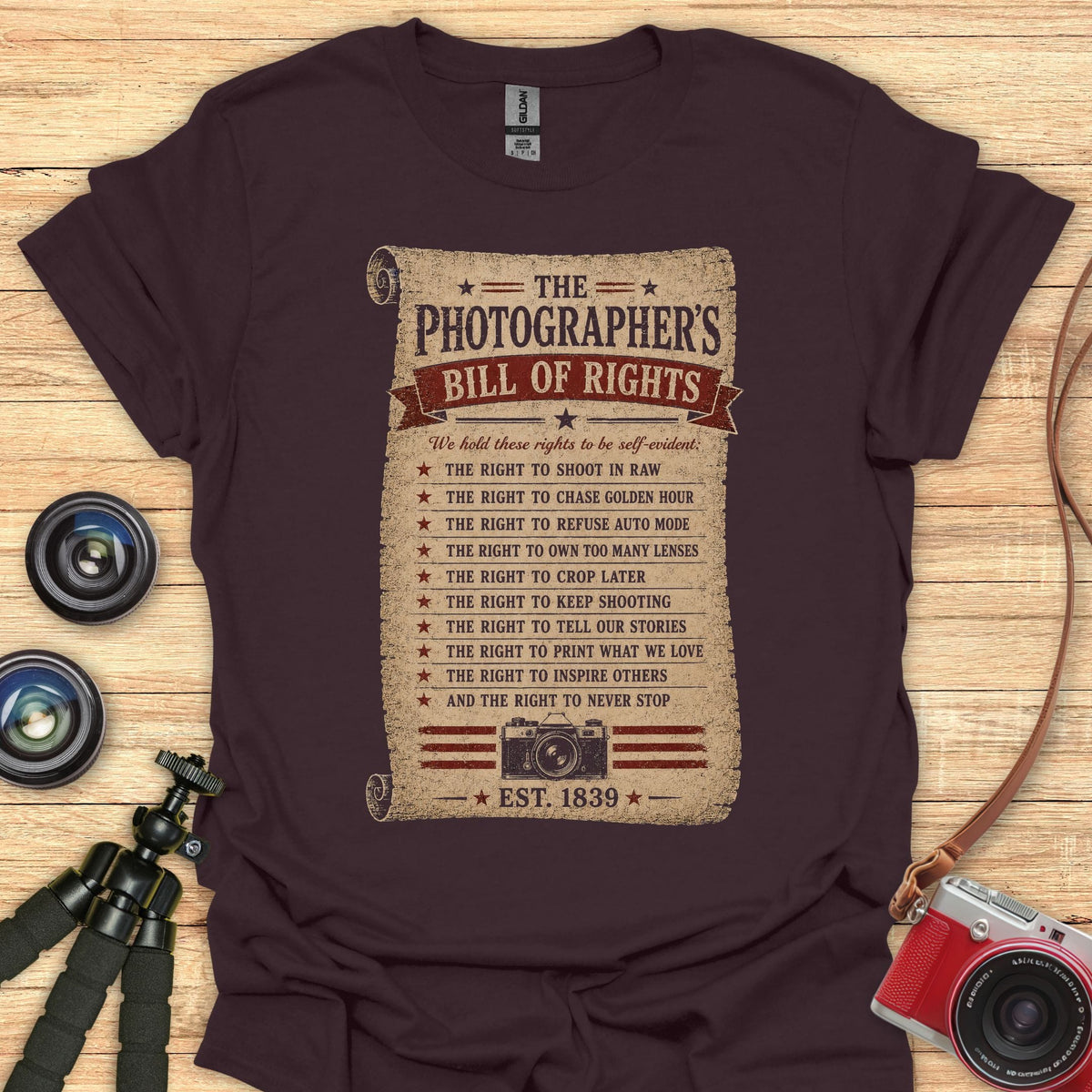 The Photographer’s Bill Of Rights T-Shirt