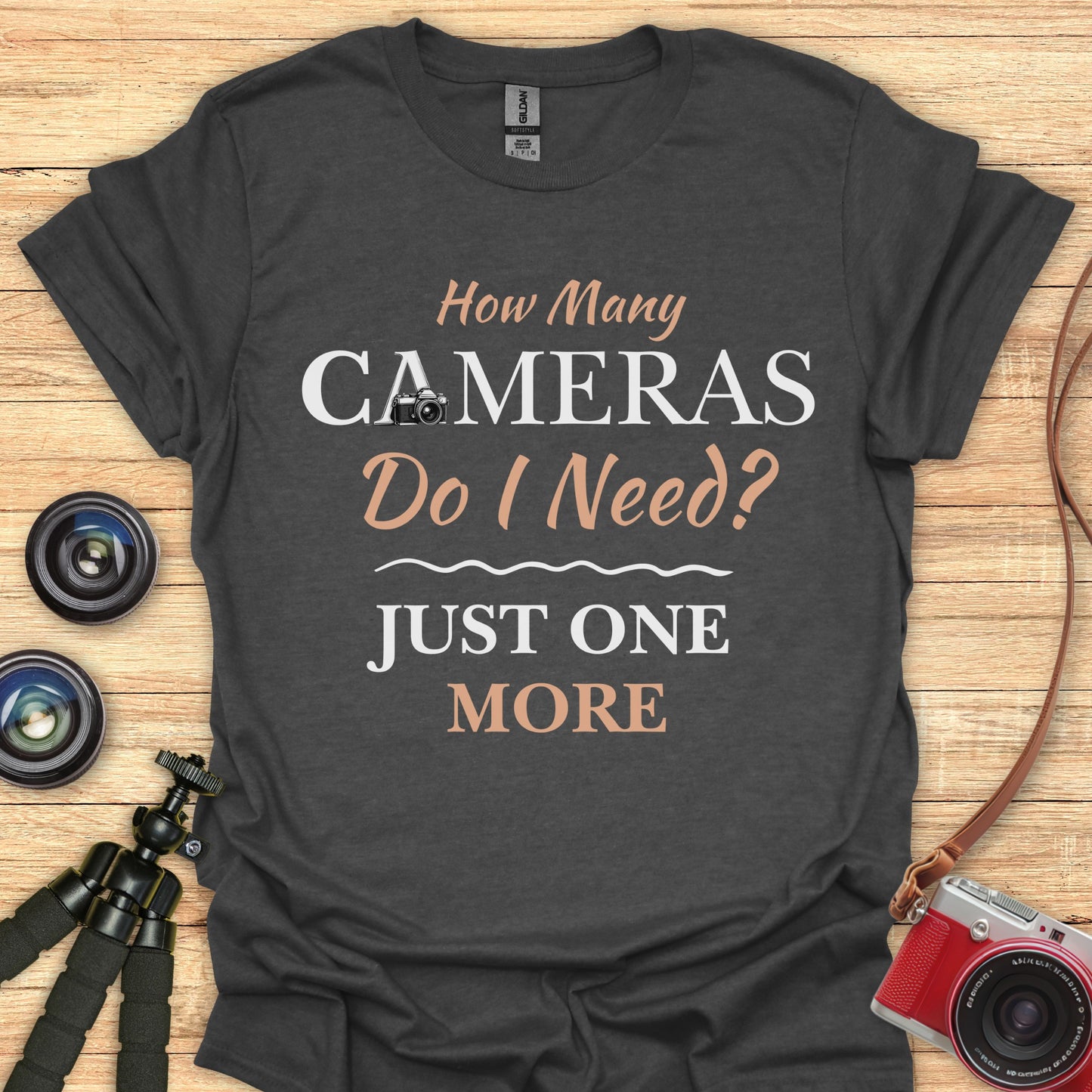 How Many Cameras? T-Shirt