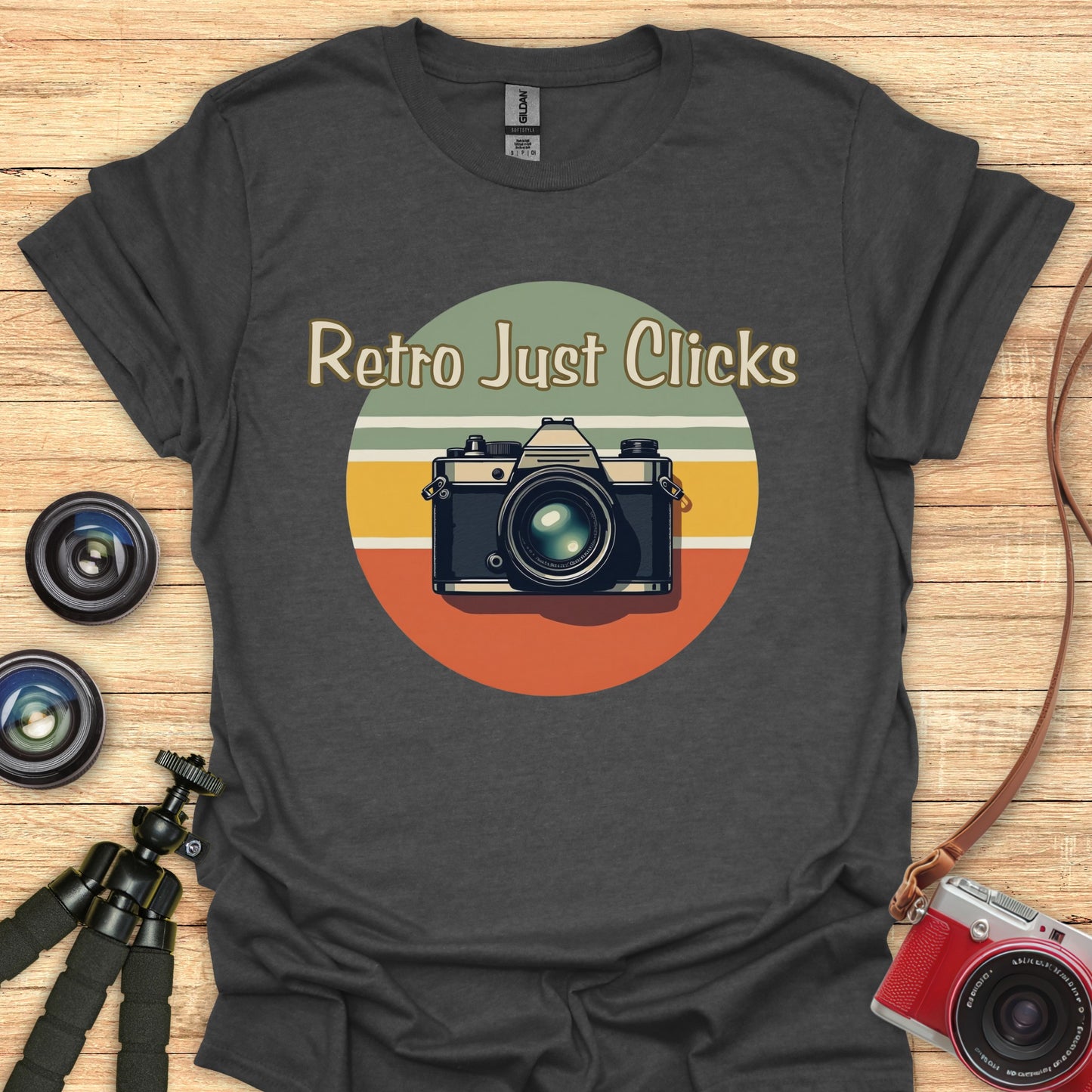 Retro Just Clicks T-Shirt