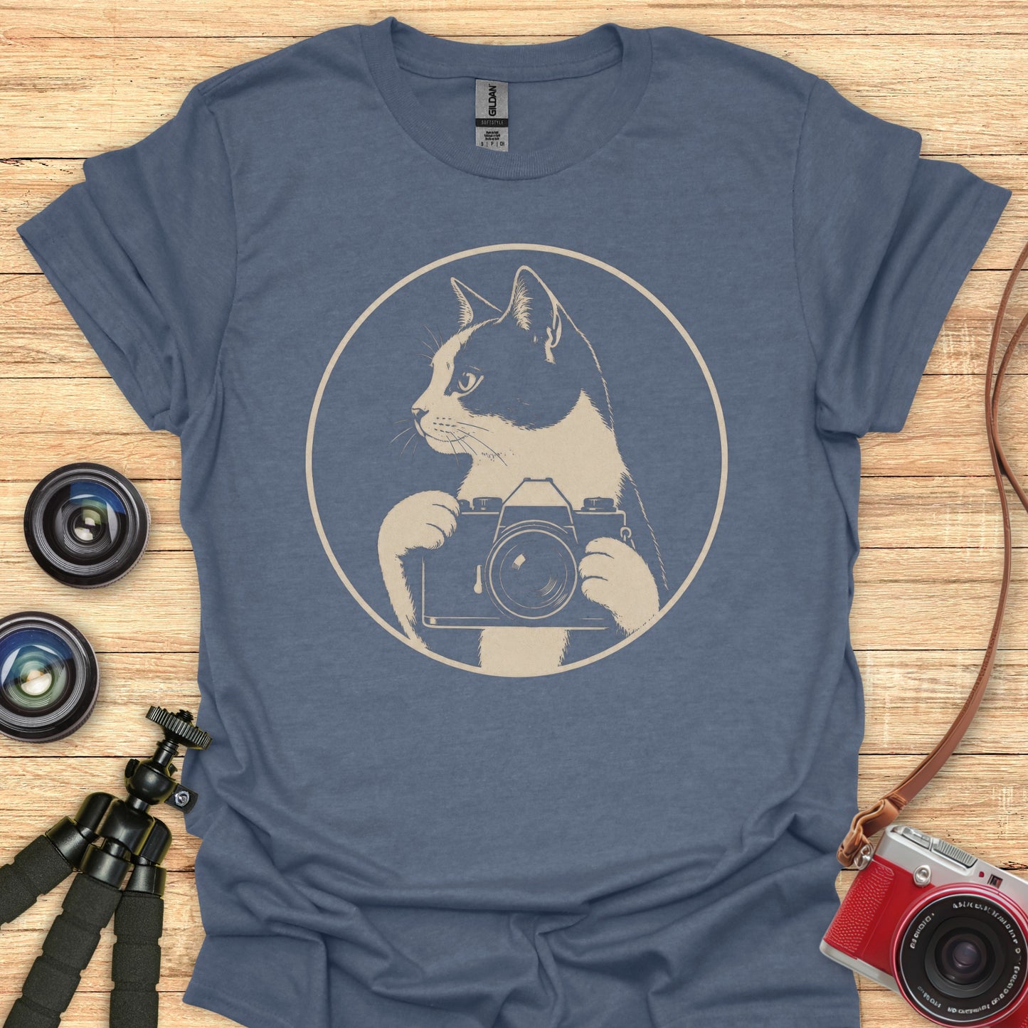 Camera Cat T-Shirt