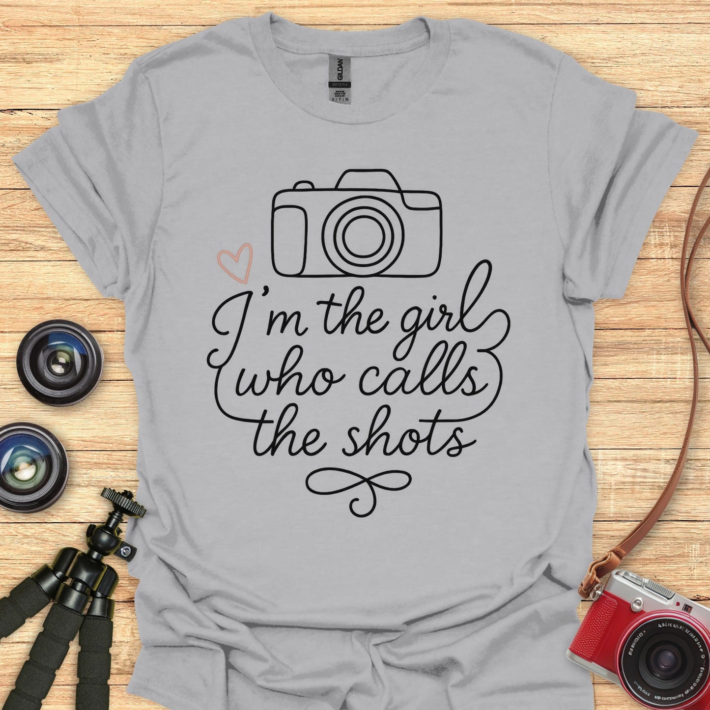 Girl Who Calls The Shots T-Shirt