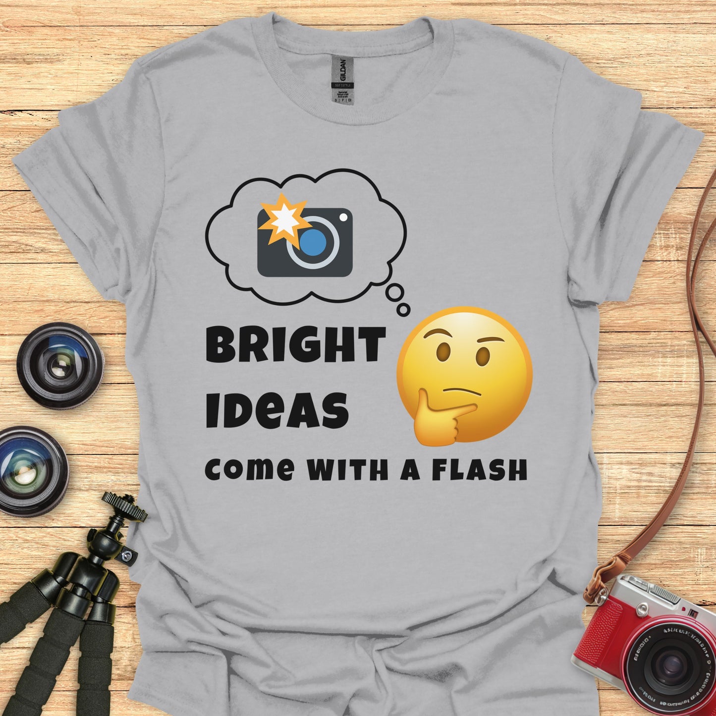 Bright Ideas Come With a Flash T-Shirt