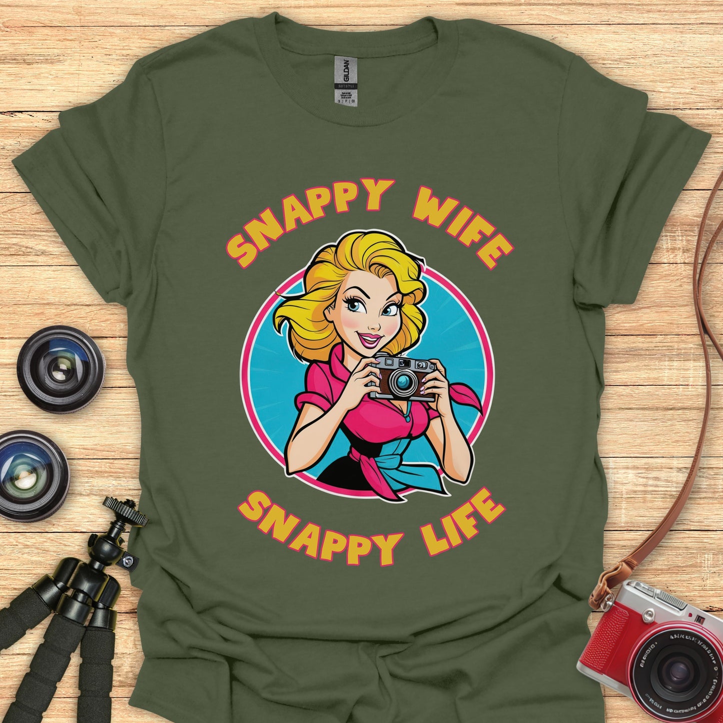 Snappy Wife Snappy Life T-Shirt