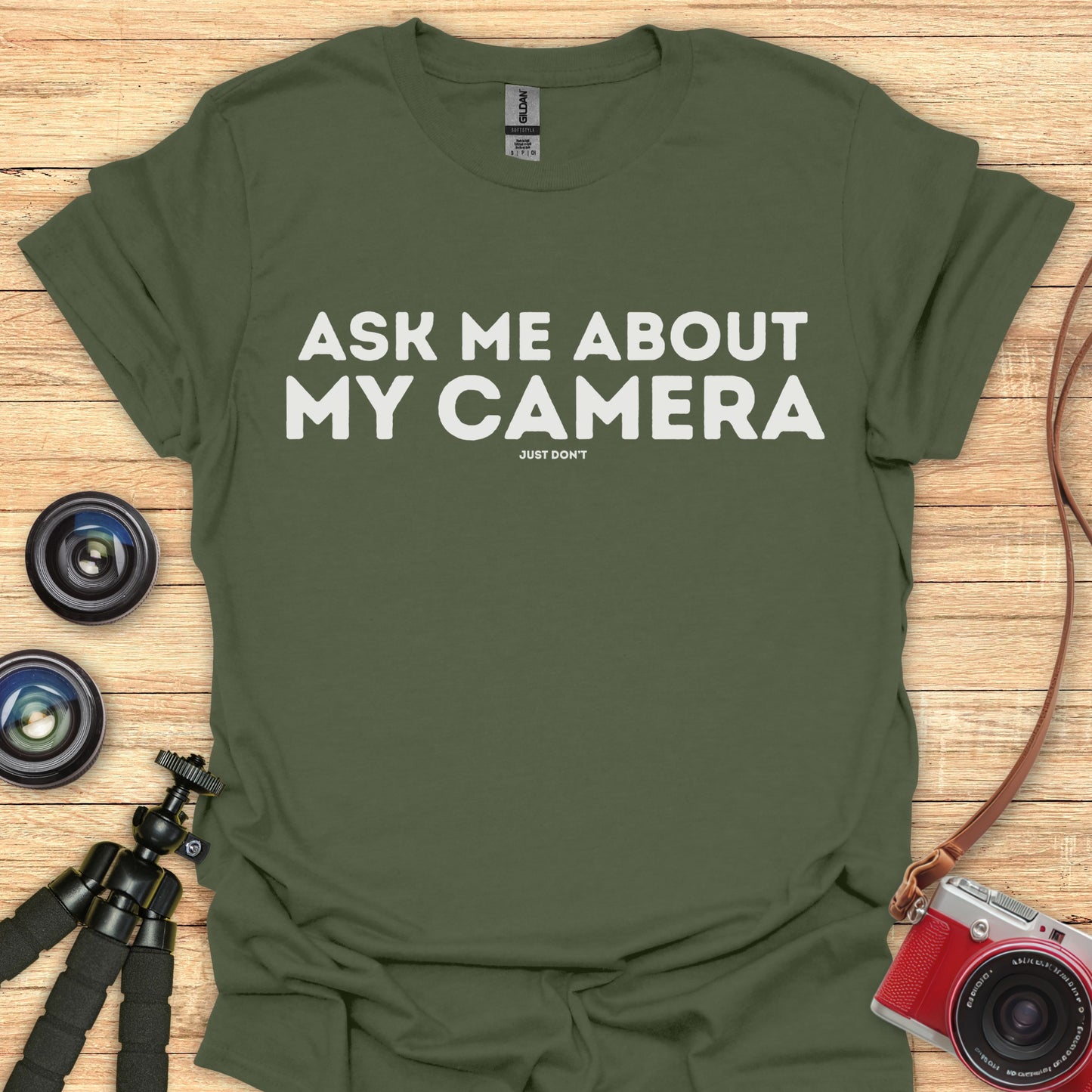Ask About My Camera T-Shirt