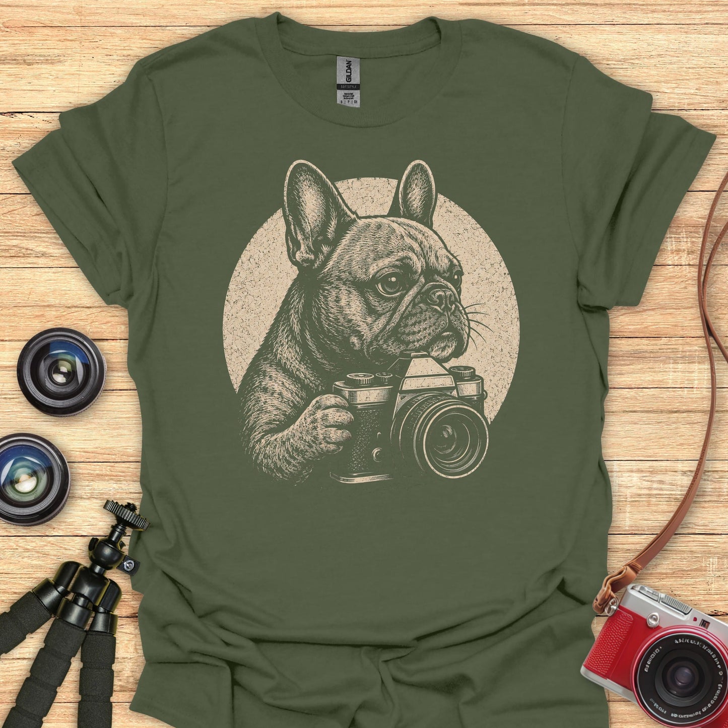 French Bulldog Shooter T-Shirt