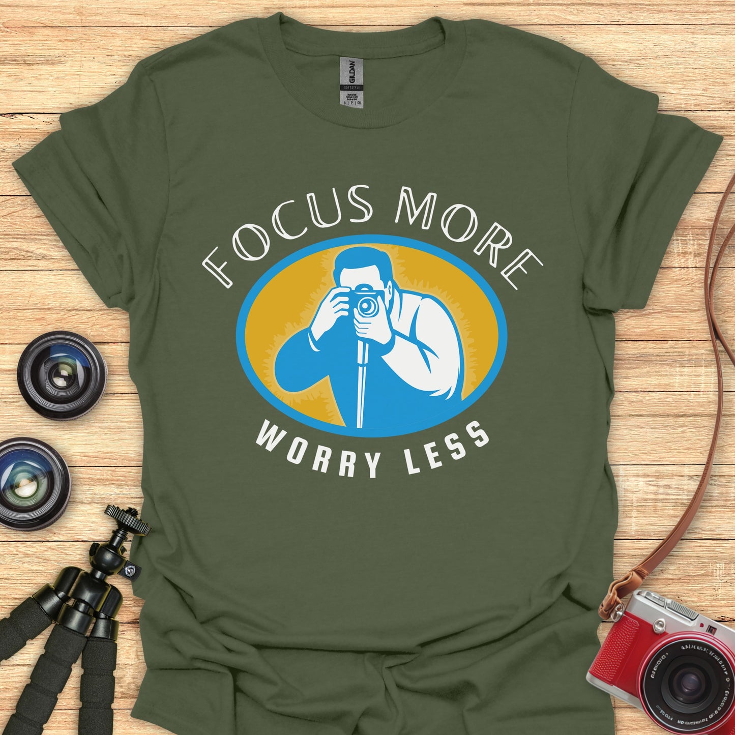 Focus More Worry Less T-Shirt
