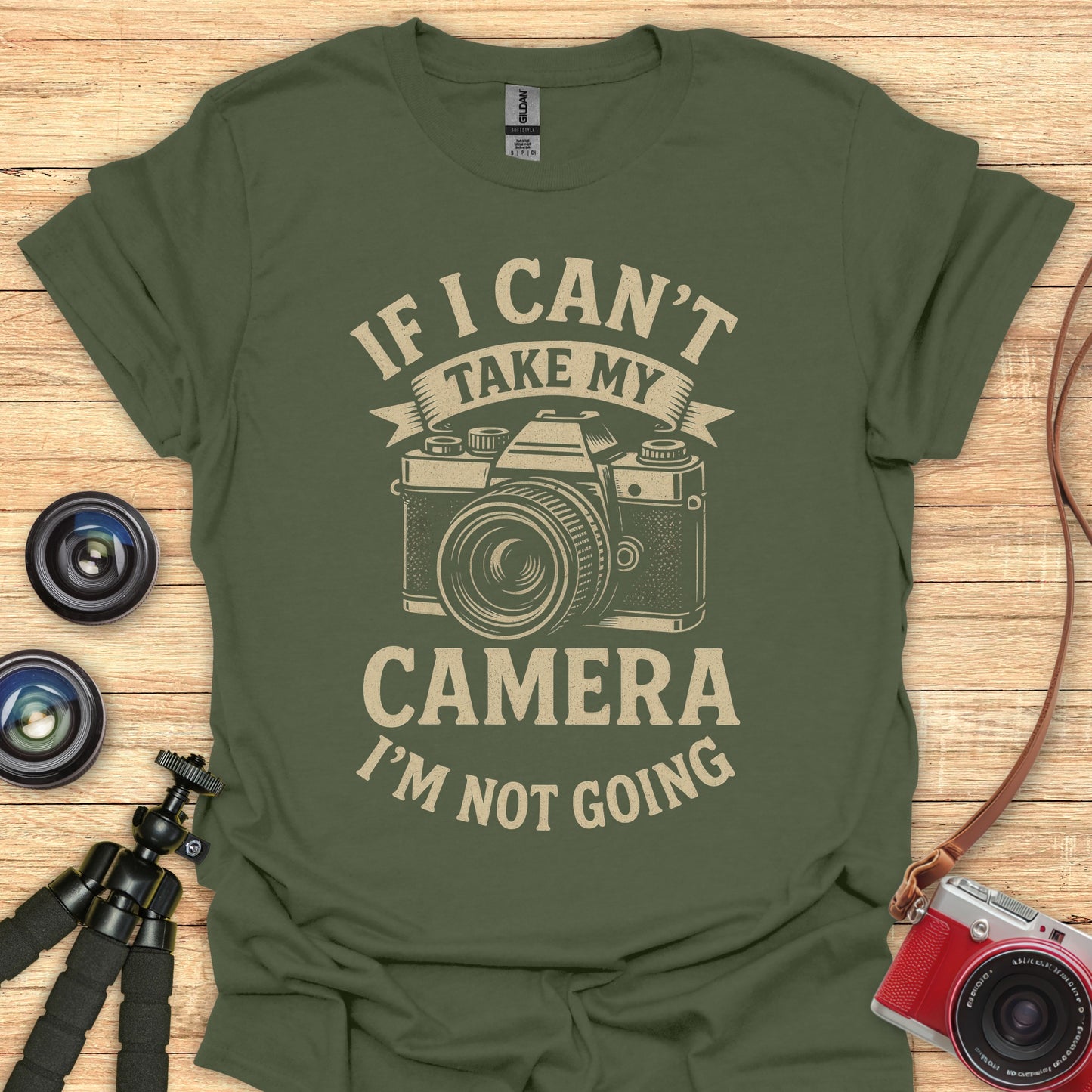 Can't Take Camera T-Shirt