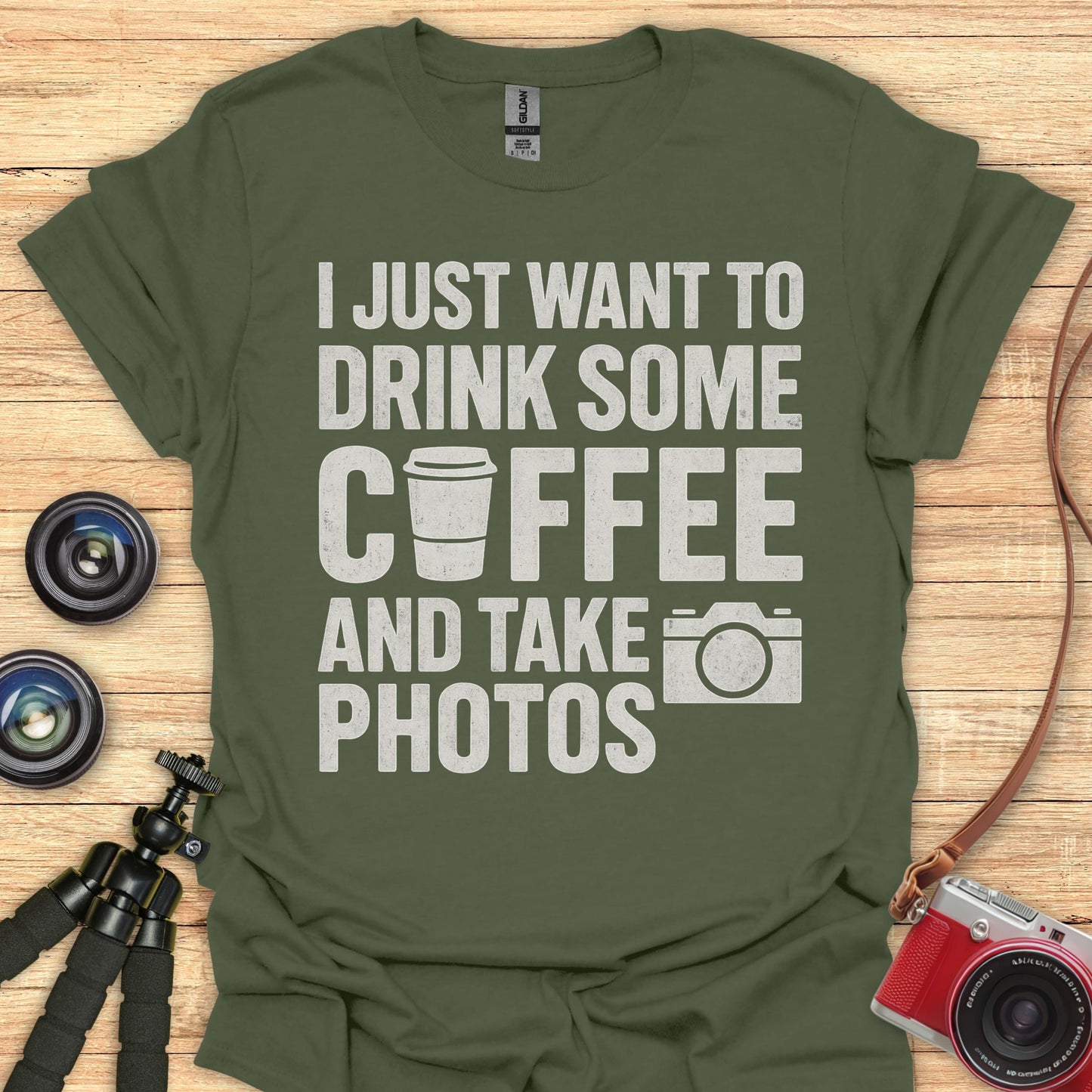 Coffee Photo Shoot T-Shirt