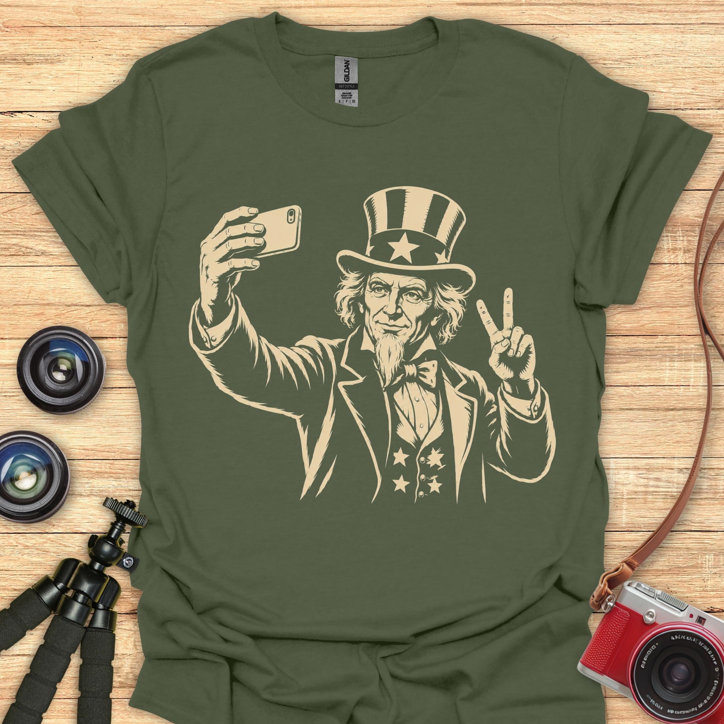 Uncle Sam Selfie T-Shirt
