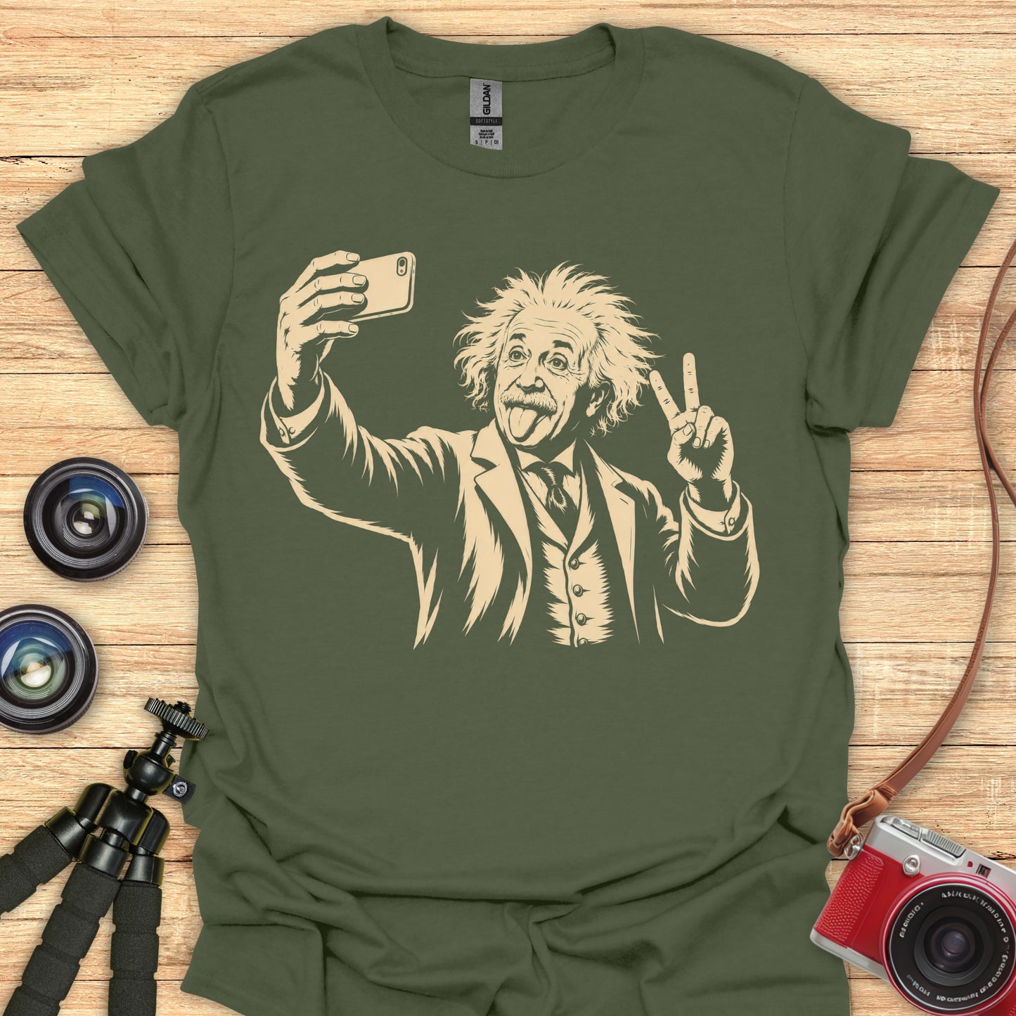 Einstein Selfie T-Shirt