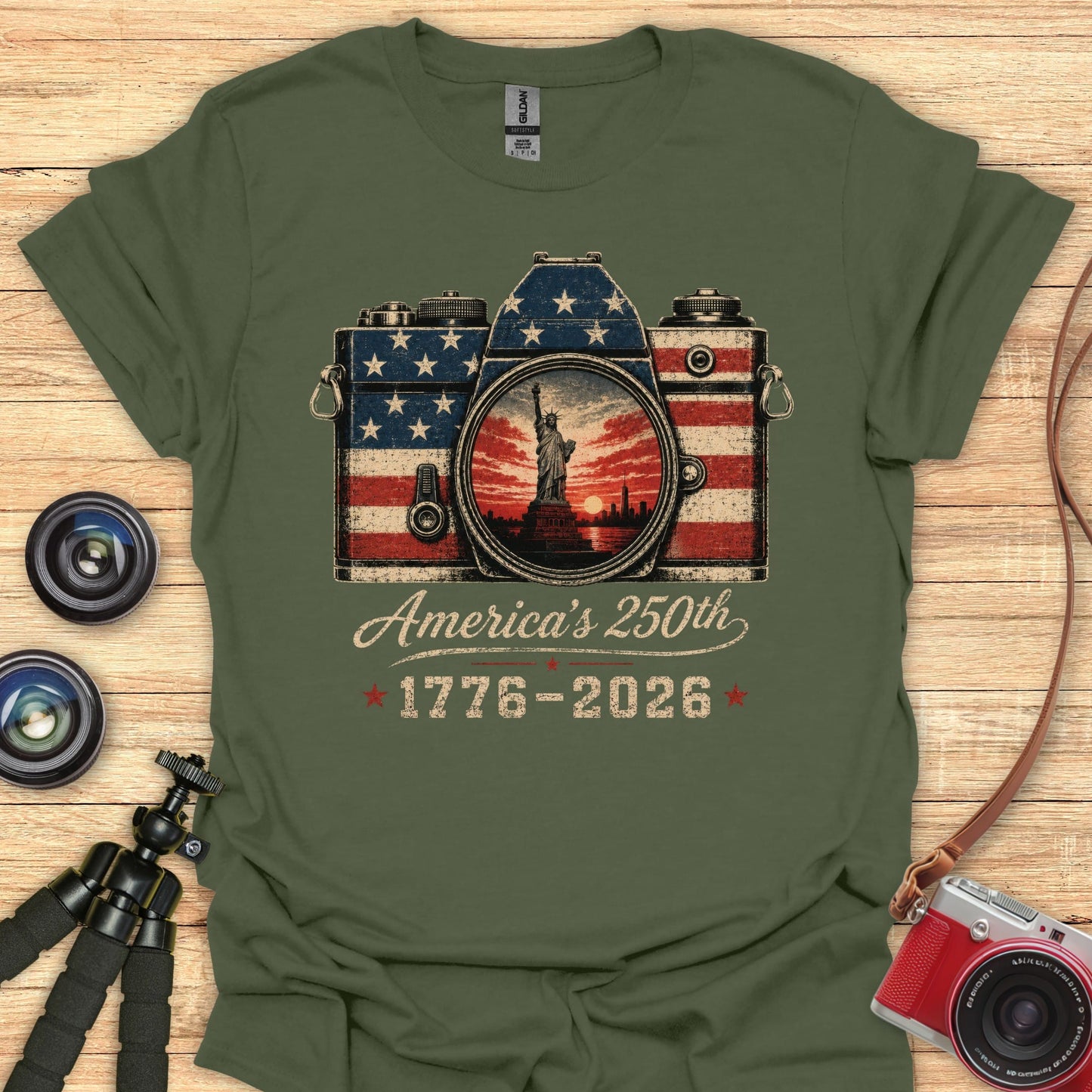 Camera Liberty USA 250 T-Shirt