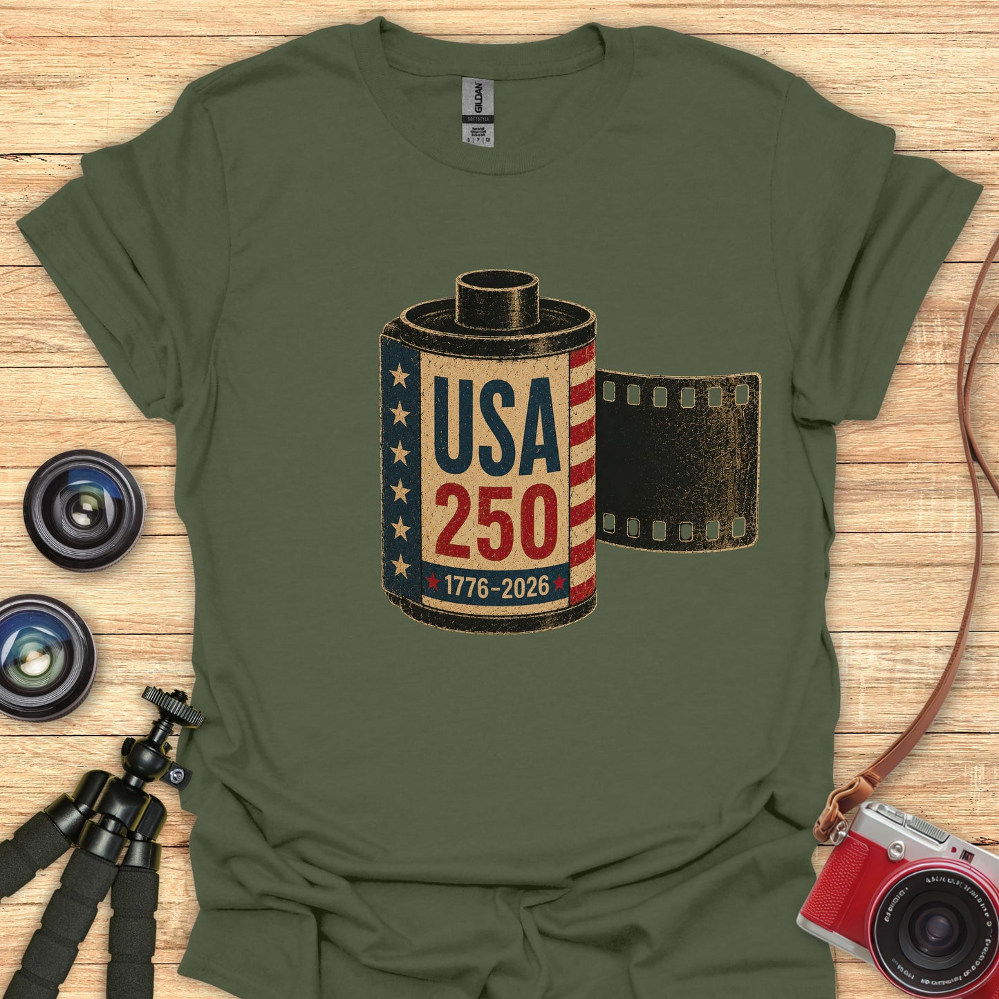 35mm Film Roll 250th T-Shirt